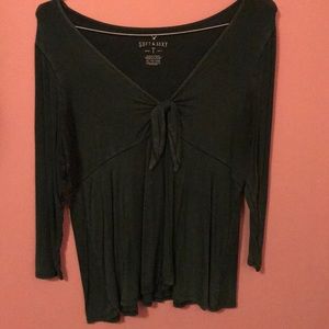 American Eagle long sleeve top tie